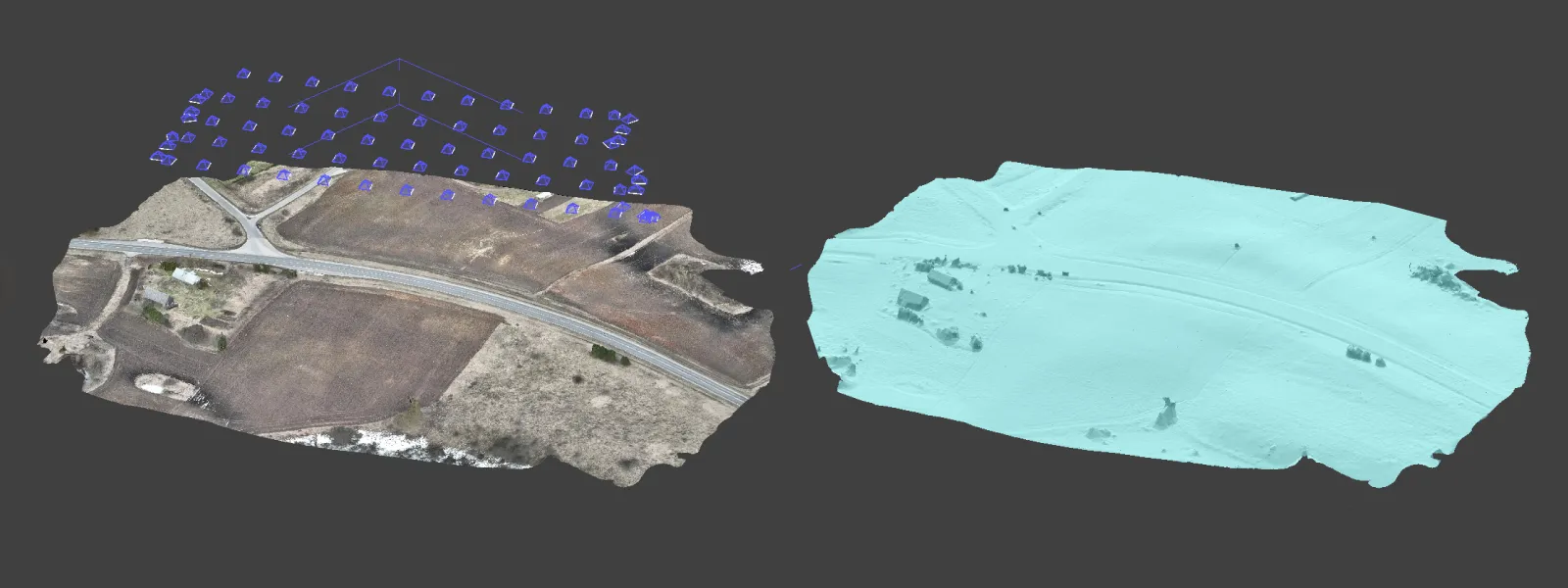 Photogrammetry With DJI Mavic 3 Waypoints for Nadir Scans