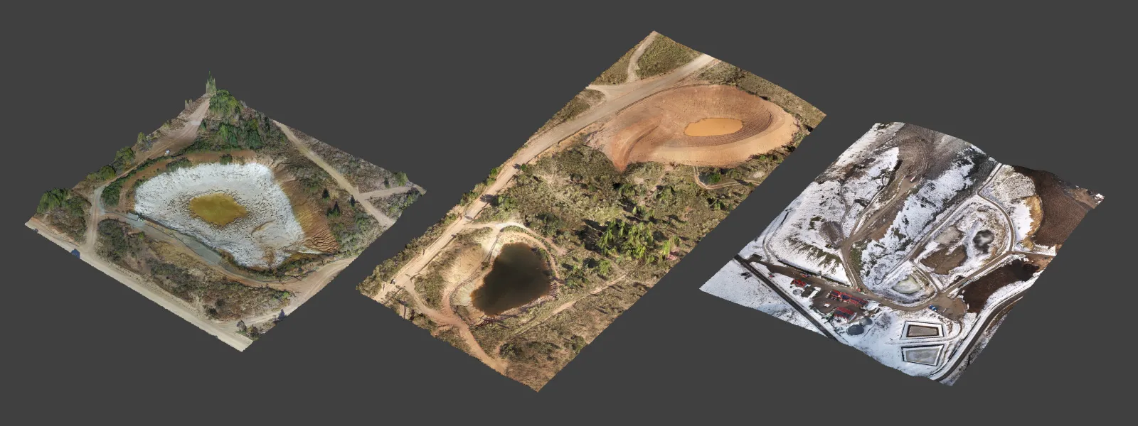 Digital-Elevation-Map-with-Orthophoto-for-Measuring-Pits