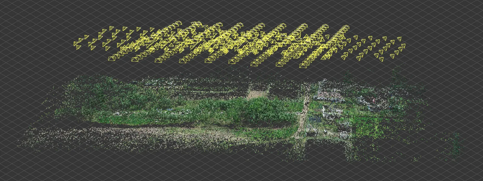 GCP-From-RTK-Drone-Images-Reconstruction-Camera-Positions