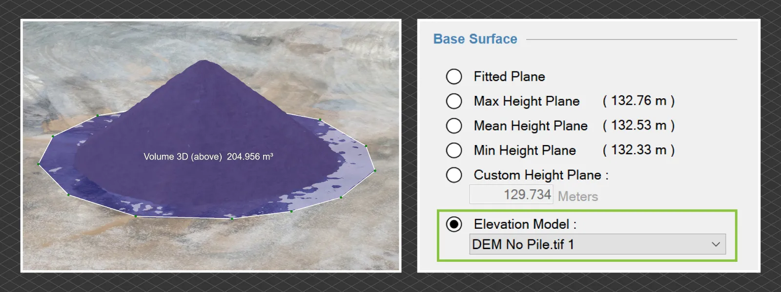 Comparing-Surfaces-Elevation-Model-Base-Surface