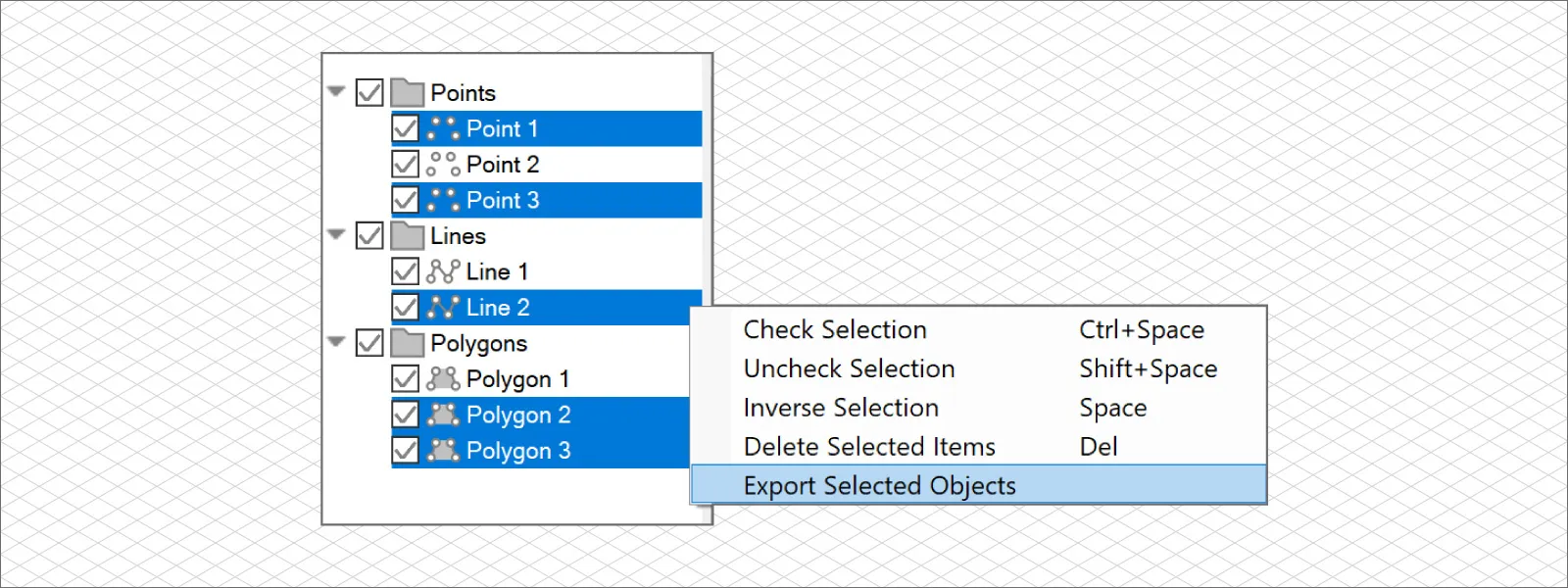 Pixpro-1-7-7-Export-Selected-Objects