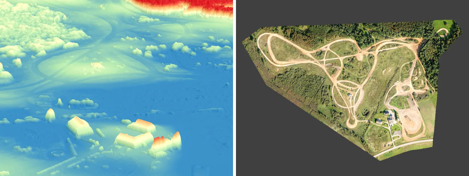 Dirt-Track-Photogrammetry-Digital-Elevation-Map-and-Orthophoto