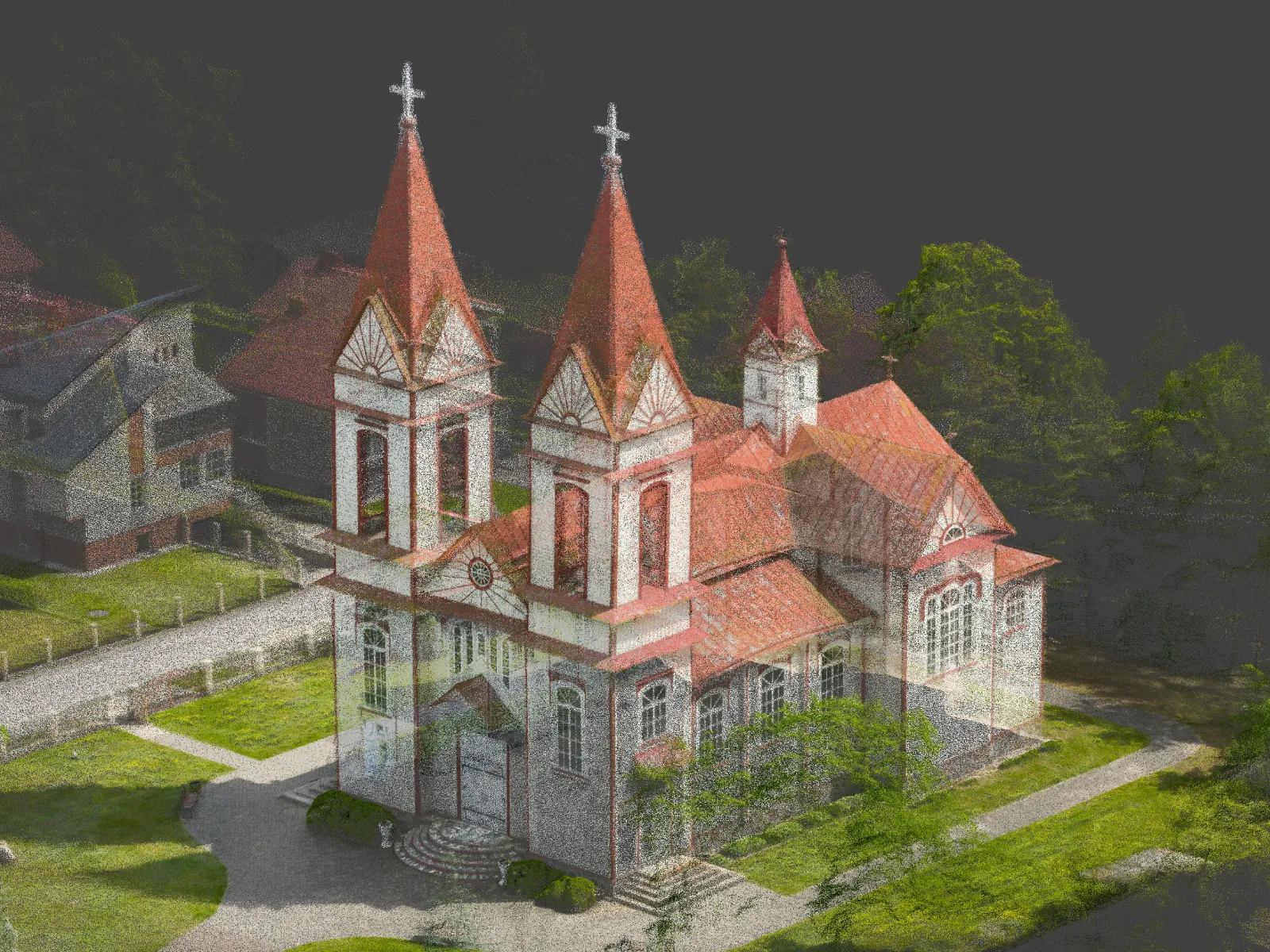 DJI-Mavic-4-pro-Photogrammetry-Dense-Point-Cloud-Close-Up