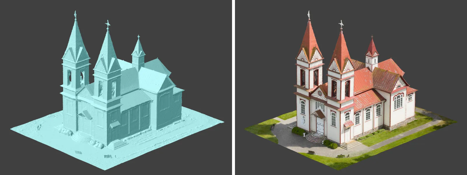 DJI-Mavic-4-pro-Photogrammetry-Mesh-and-Texture