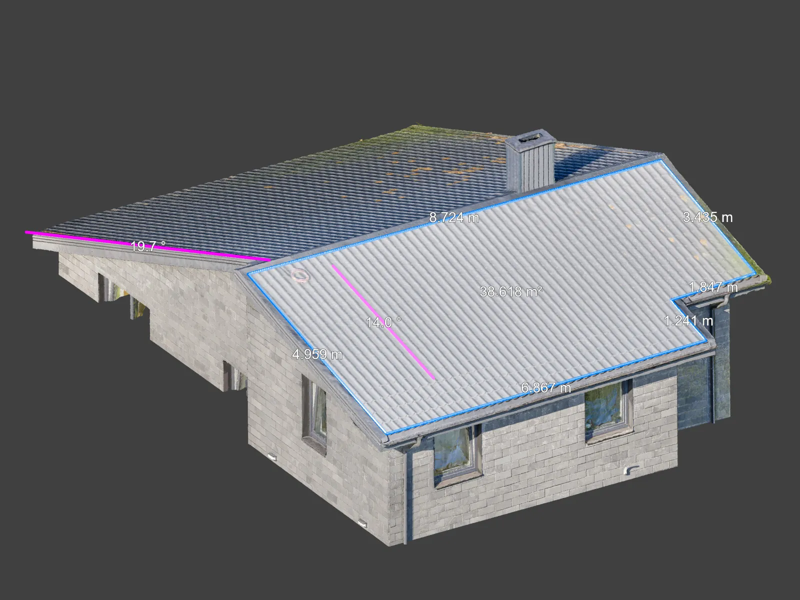 House-Scan-Pixpro-Measurements