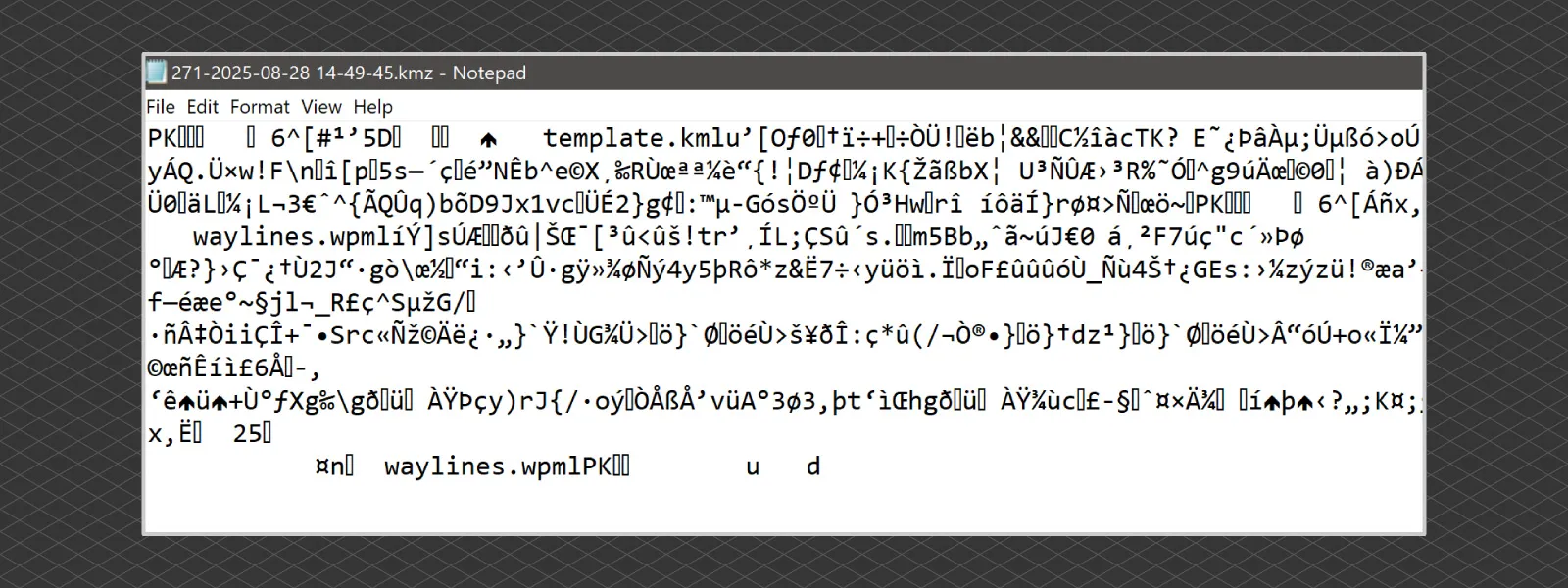 Pixpro-Waypoints-Faq-Part-2-KMZ-File-Open-in-Notepad