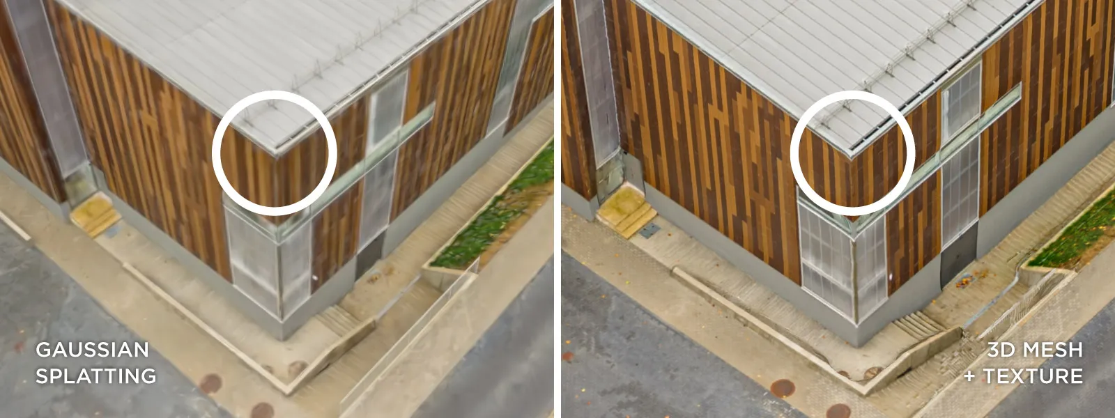 Gaussian-Splatting-vs-3D-Mesh-with-Texture