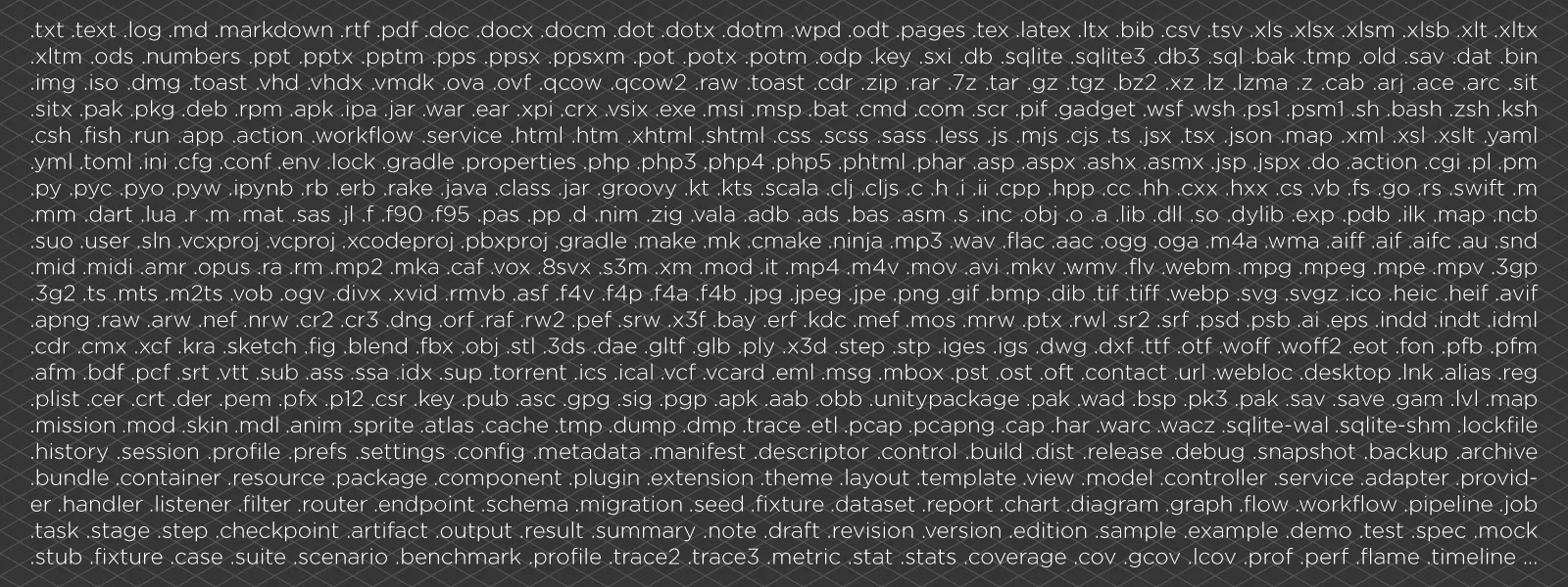 Variaty-of-File-Formats-and-Extentions