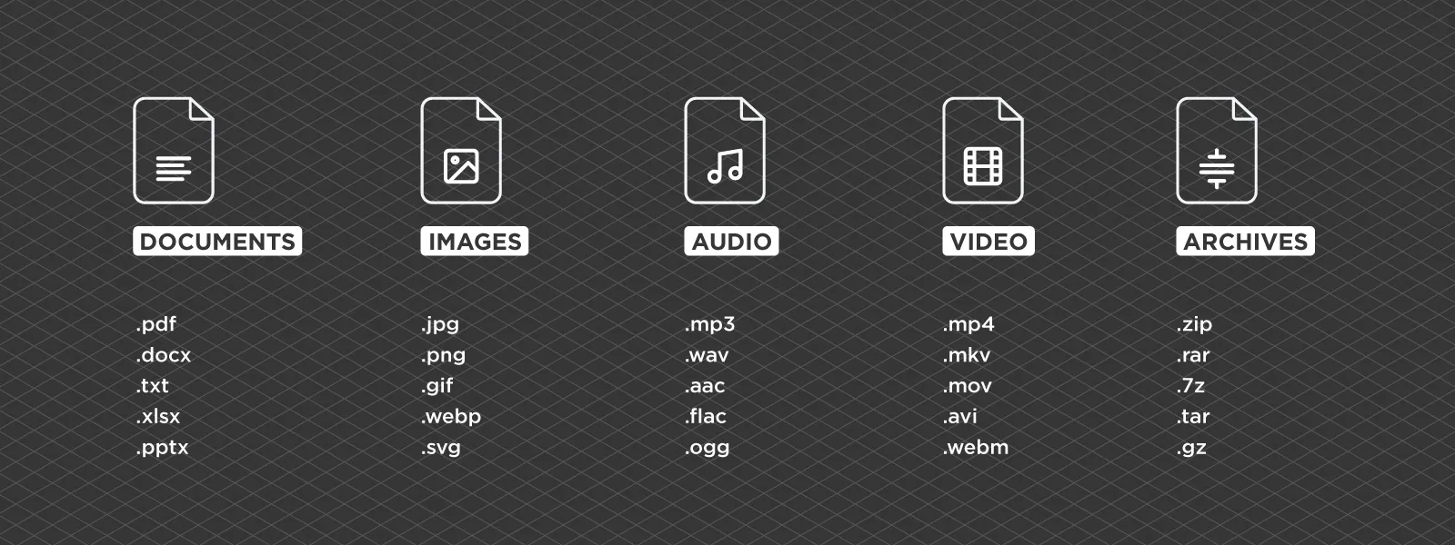 Most-Popular-File-Formats-by-Category
