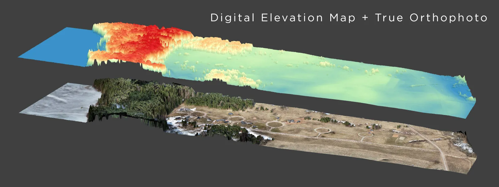Digital-Elevation-Map-and-True-Orthophoto