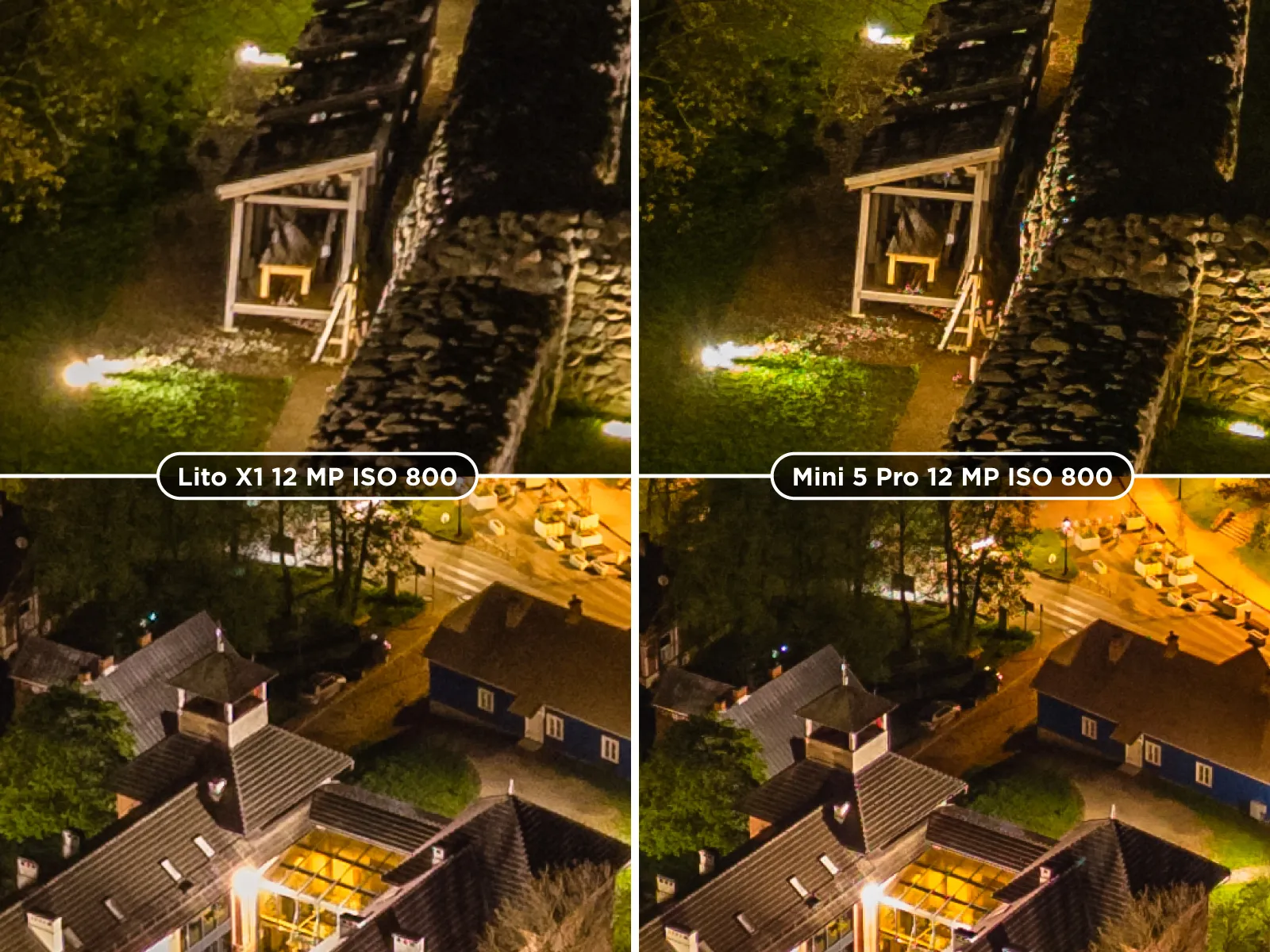 Dji-Lito-X1-Low-Light-Comparison-Image-Quality-vs-mini-5pro