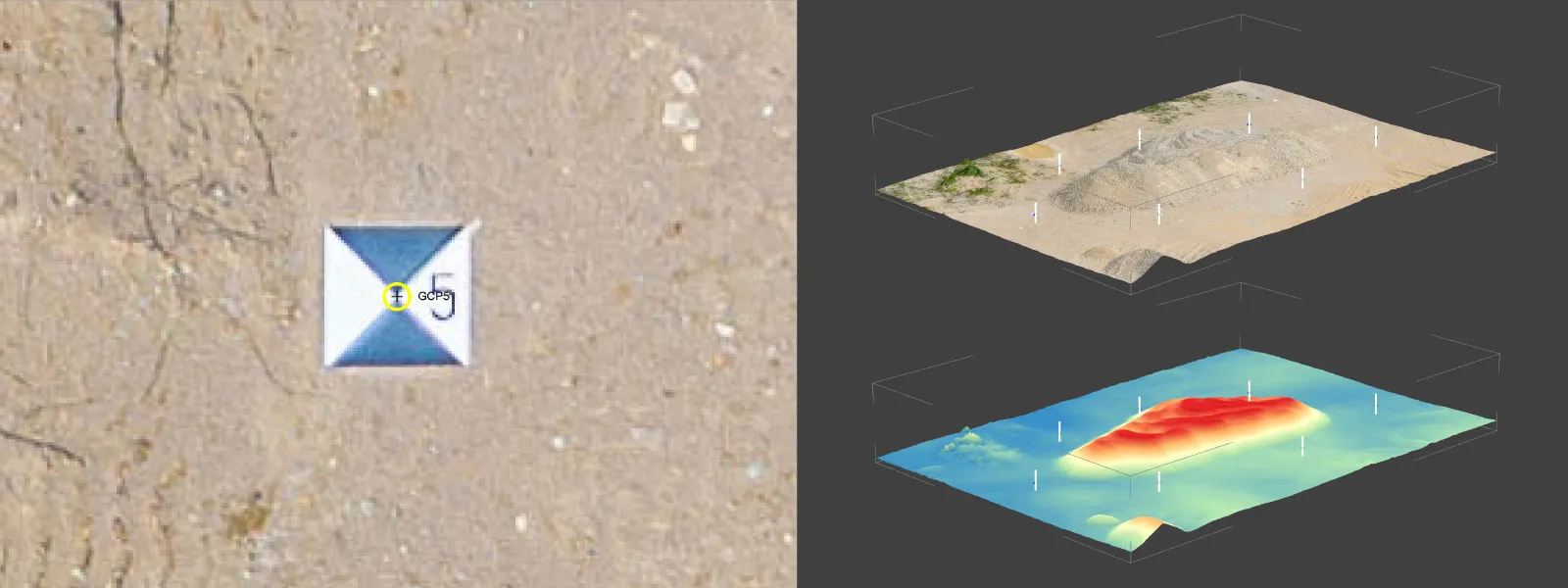 Stockpile-Photogrammetry-With-Ground-Control-Points