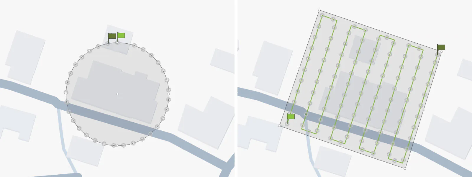 Clean-Roof-Orthophoto-Pixpro-Waypoints-Orbit-Single-Grid