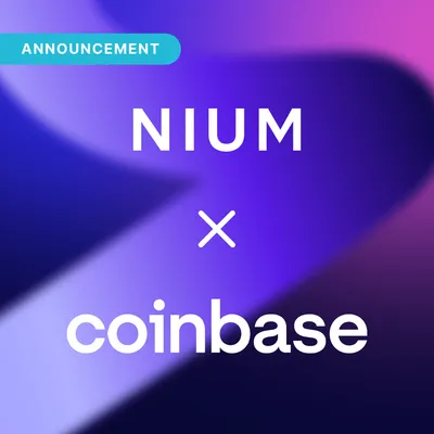 Nium and Coinbase partner to power global stablecoin payments and settlement article image