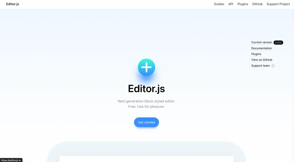Editor.js Content Management article image