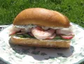 Cool-As-A-Cucumber Shrimp Sandwich