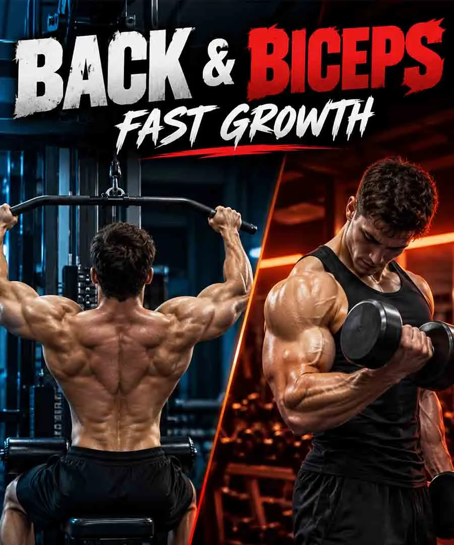 Back & Biceps: Grow Fast