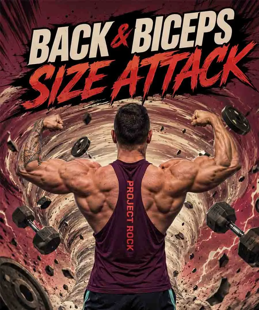 Back & Biceps Size Attack