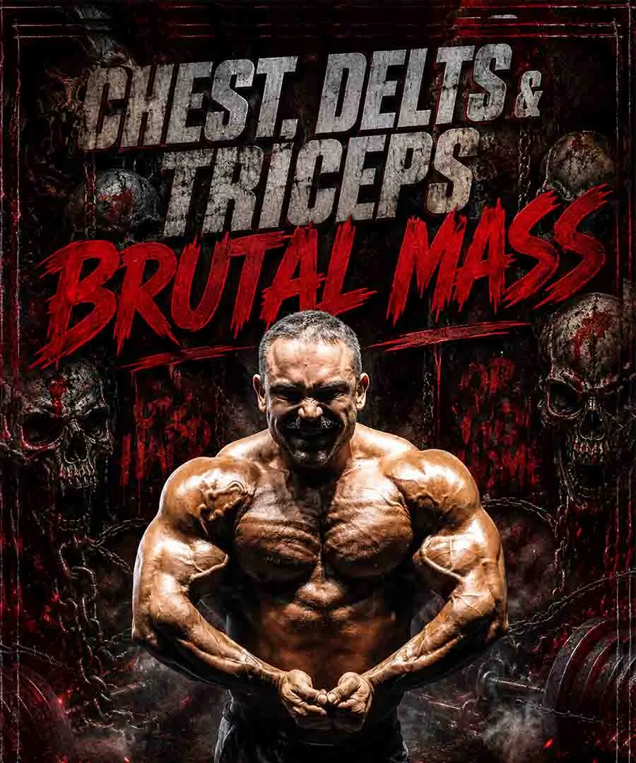 Chest, Delts & Triceps: Brutal mass