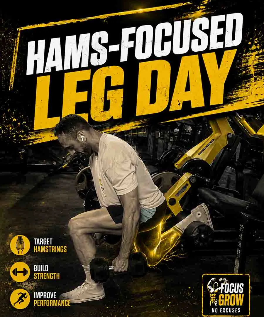 Hamstrings-focused leg day