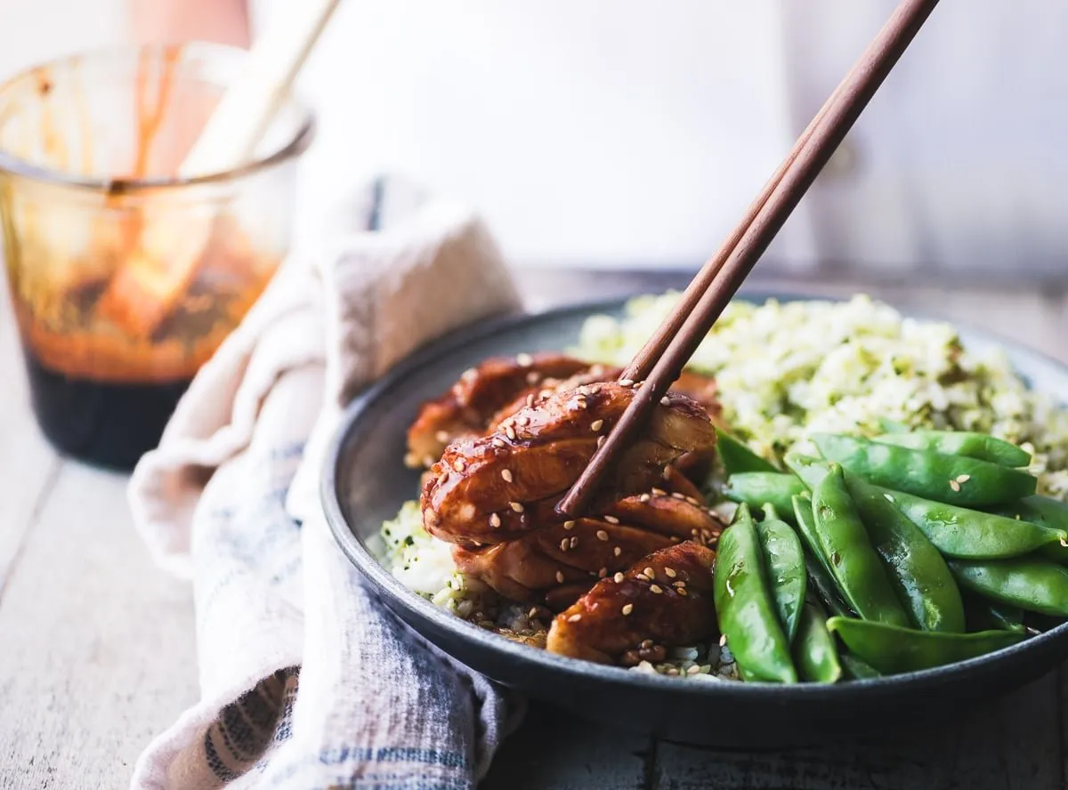Teriyaki Chicken Broccoli Rice Bowls