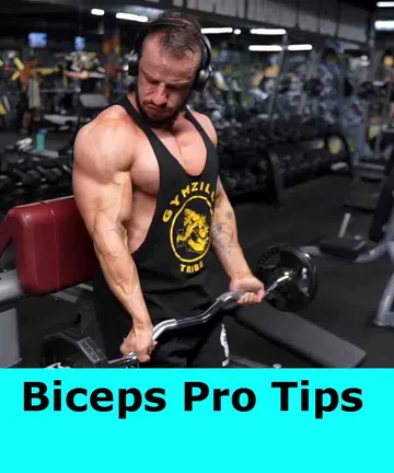 Biceps tips to engage forearms less