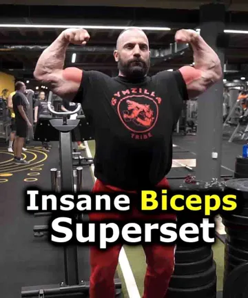 Insane biceps superset (giant set)