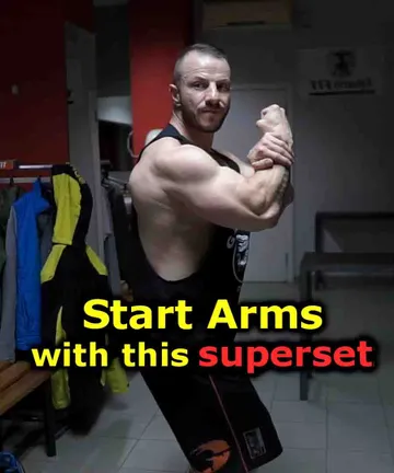 Start arms w. with this superset