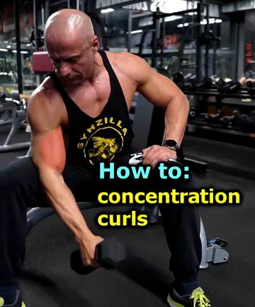 Concentration biceps curls - 3 important tips
