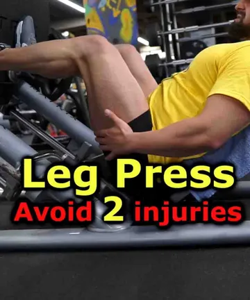 Leg press injuries - important 2 tips