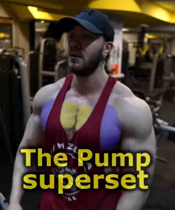 High reps chest superset
