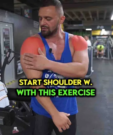 Lateral raises routine: 1st exercise