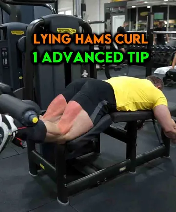 Lying hams curls: advanced tip