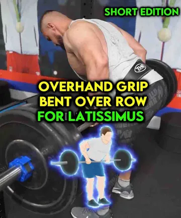 Overhand row for lats