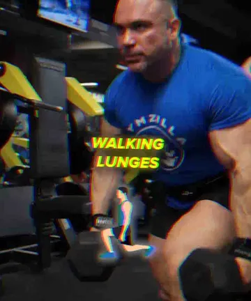 Walking Lunges Like Tom Platz