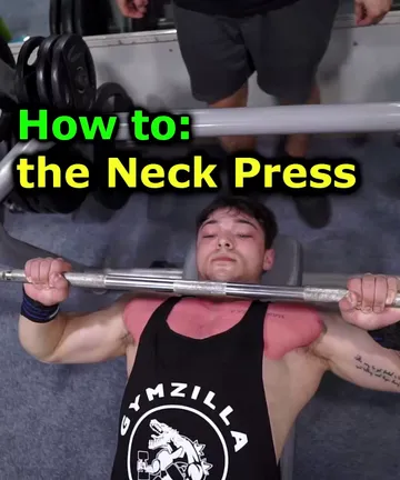 How to: the neck bench press