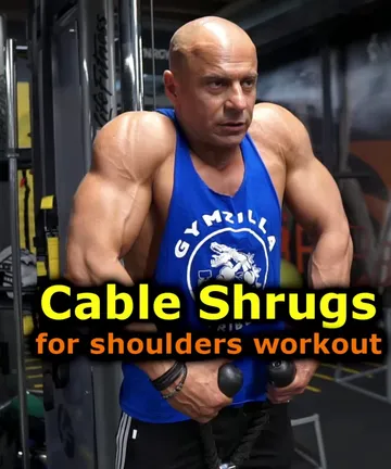 How to: cable shrugs for shoulders
