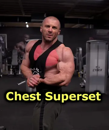 Chest superset for the end of a workout