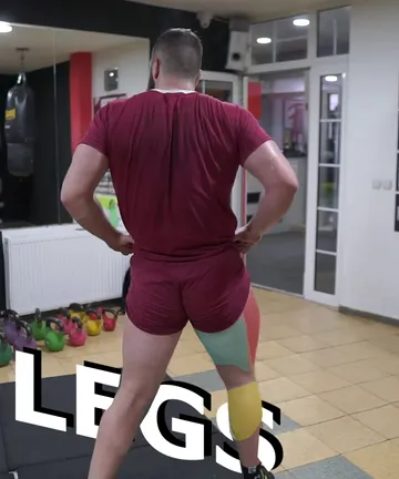 Legs workout with short rests