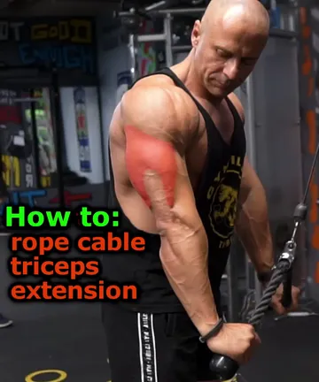 How to: rope cable triceps extension