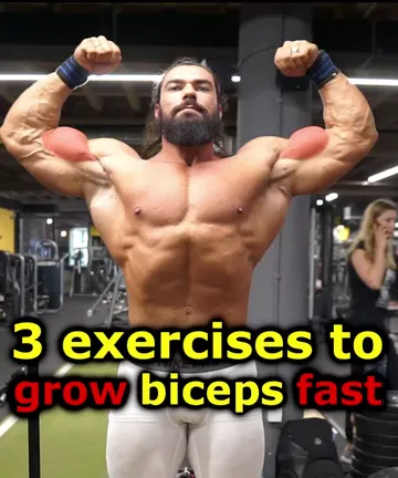3 exercises to build big biceps fast