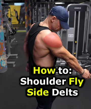 Shoulder fly (lateral raise) - 3 tips and mistakes