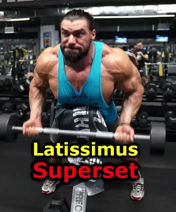 Latissimus superset for wide back