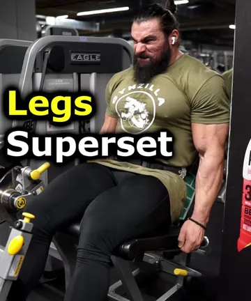Giant set for legs to hit: sartorius, adductors & quadriceps