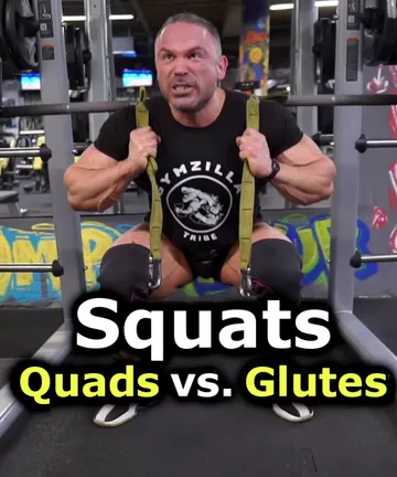 Squats: quads vs. glutes activation