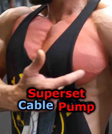 Cable Chest Fly Isolation Superset