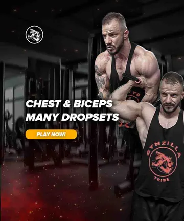 Chest & Biceps with drop sets