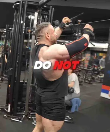 Cable Rear Delts Fly Routine