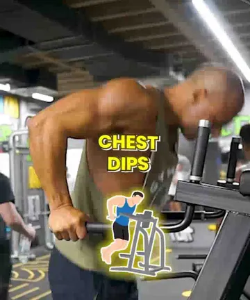 Chest Dips Finisher routine