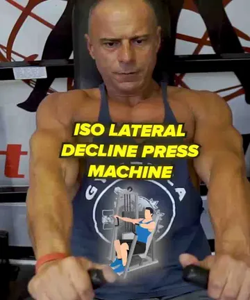 Iso-lateral decline press Pump